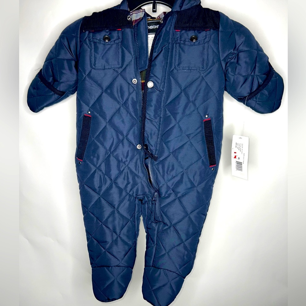 Rothschild Coat Navy Blue Baby Onesie 12months NEW with Tags